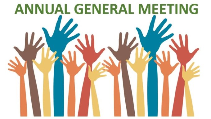 Annual General Meeting (AGM) Thur May 9th 7pm 